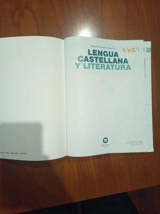 Libro lengua castellana y literatura bachillerato