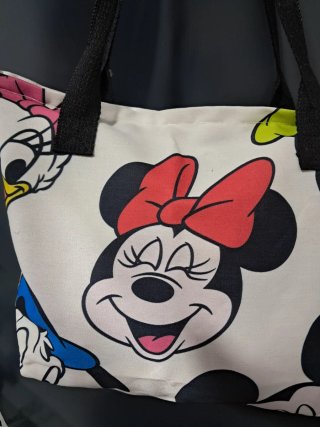 Bolso de tela con estampado Disney