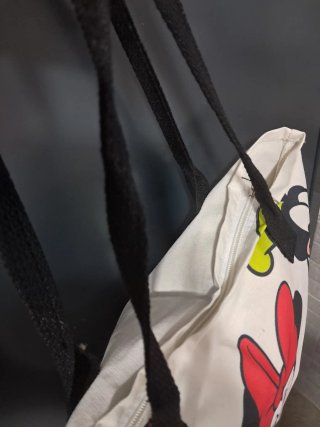 Bolso de tela con estampado Disney