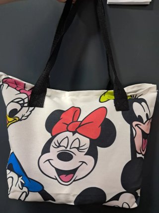 Bolso de tela con estampado Disney
