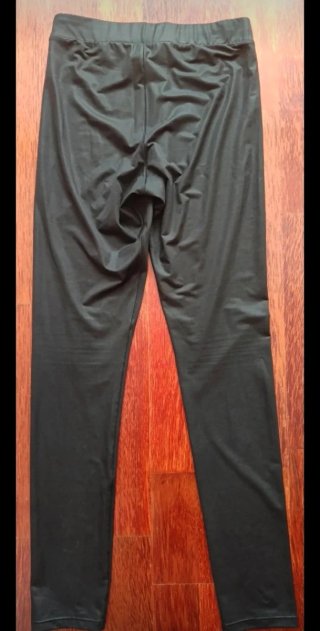 Leggings encerados, efecto cuero