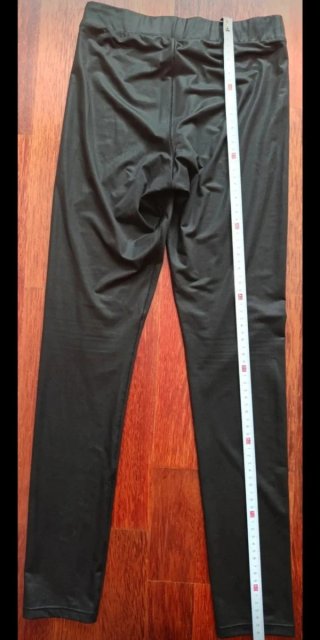 Leggings encerados, efecto cuero