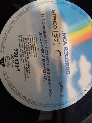 Jesus Christ Superstar LP Vinilo Banda Sonora Orig