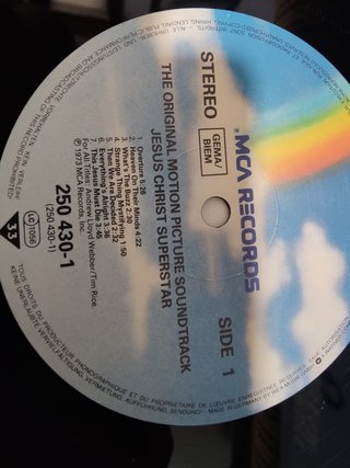 Jesus Christ Superstar LP Vinilo Banda Sonora Orig