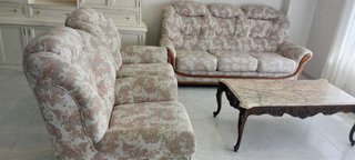 Set classico divani: 3 posti + 2 poltrone