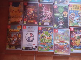 Pack 15 Juegos Nintendo Switch Mario Sonic Pokemon