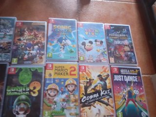 Pack 15 Juegos Nintendo Switch Mario Sonic Pokemon