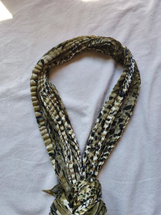Foulard estampado animal print