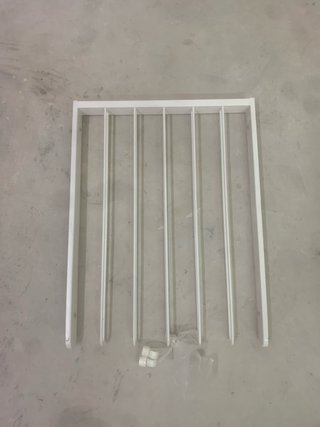 Pantalonero extraíble metálico blanco