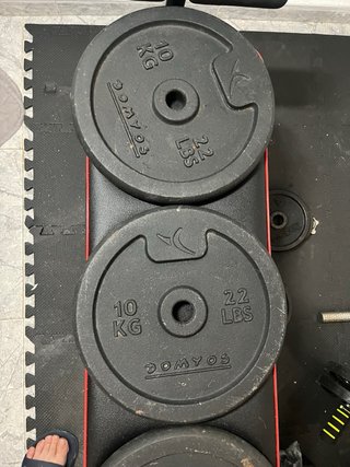 Discos de musculación - 40 Kg