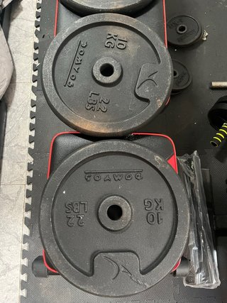 Discos de musculación - 40 Kg