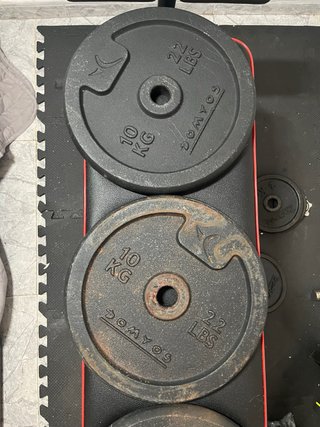 Discos de musculación - 40 Kg