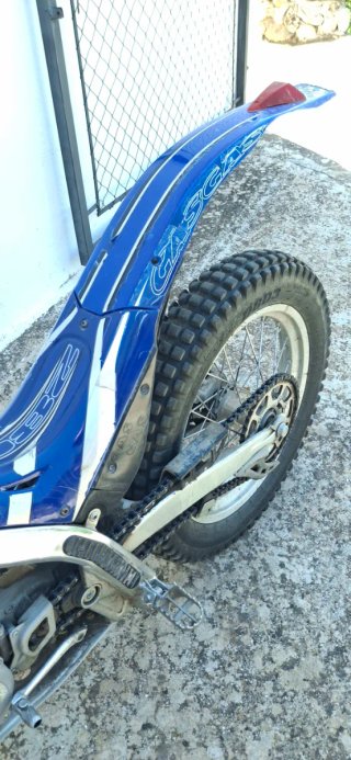 Gas Gas TXT 02 Trial Moto Azul/Plata
