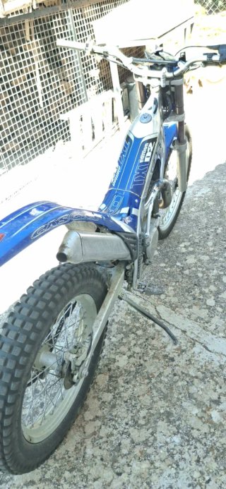 Gas Gas TXT 02 Trial Moto Azul/Plata