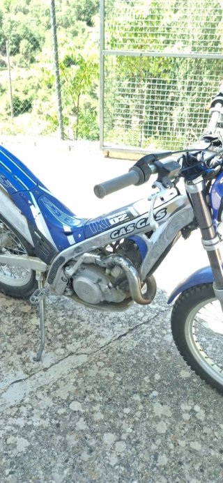 Gas Gas TXT 02 Trial Moto Azul/Plata