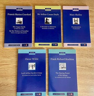 Lote 5 libros bilingües inglés-español / 2 € lote