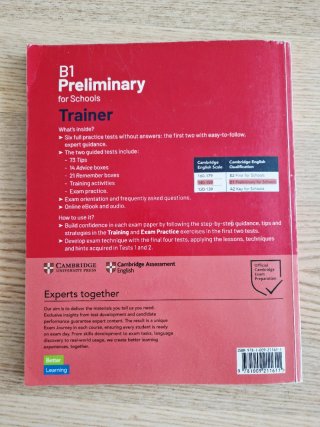 Libro Cambridge B1 Preliminary for Schools Trainer