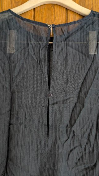 Túnica Zara azul tela fina verano Talla S-M