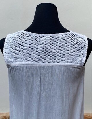 Blusa Énfasis Crochet Blanco