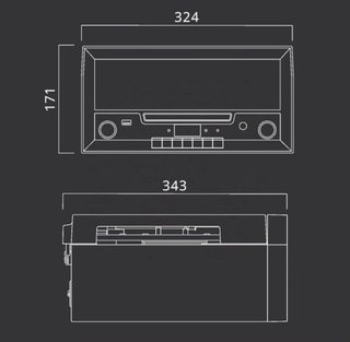 Tocadiscos Muse MT-110 B con CD y Radio