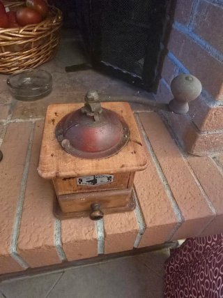 Macinino Caffè Vintage in Legno