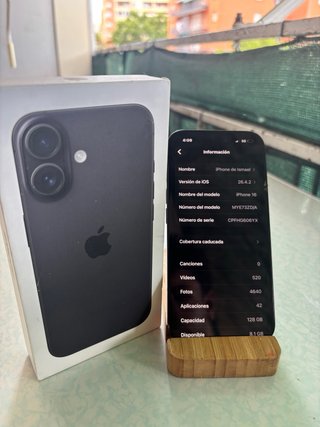 iPhone 16 Negro 128 GB