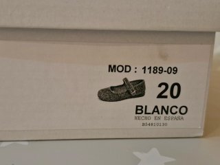 Zapatillas lona bebé niña