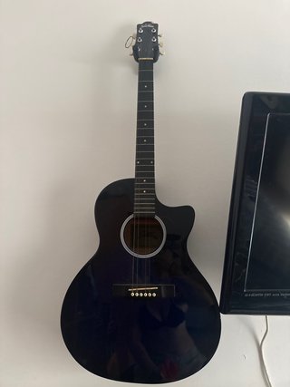 Guitarra Acústica Negra