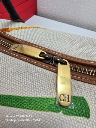 Bolsa Carolina Herrera Fusta Insignia Bowling
