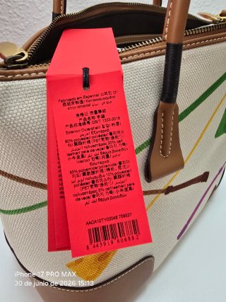 Bolsa Carolina Herrera Fusta Insignia Bowling