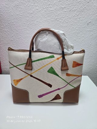 Bolsa Carolina Herrera Fusta Insignia Bowling