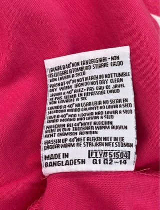 Camiseta Kappa Rosa Est. 1967