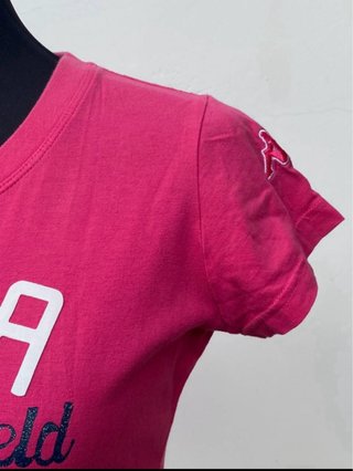 Camiseta Kappa Rosa Est. 1967