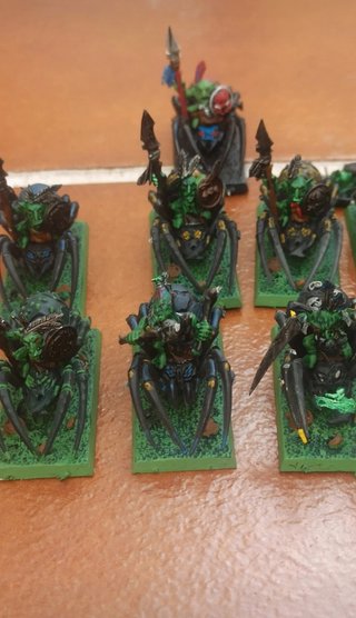 Warhammer Jinetes de Arañas silvanos