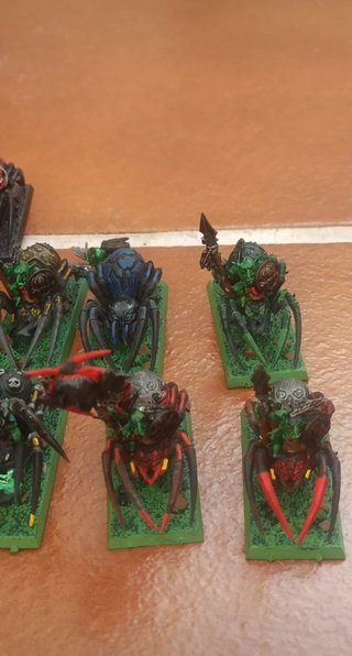 Warhammer Jinetes de Arañas silvanos