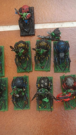 Warhammer Jinetes de Arañas silvanos