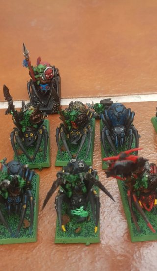 Warhammer Jinetes de Arañas silvanos