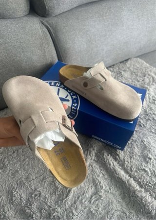 Birkenstock Boston Pelle Scamosciata Taglia 37