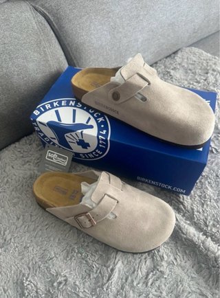 Birkenstock Boston Pelle Scamosciata Taglia 37