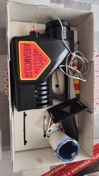 Proyector Airgamcolor Vintage Caja Original