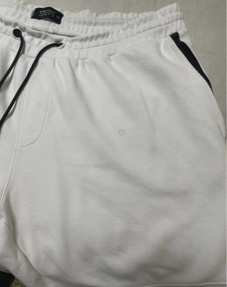 Pantalon corto de chandal blanco C&A
