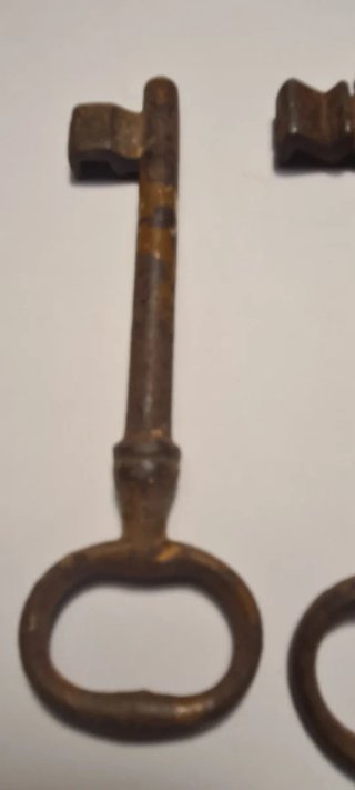 Lote 3 llaves antiguas de hierro