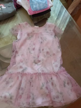 Ropita bebé niña vestido estampado Mayoral
