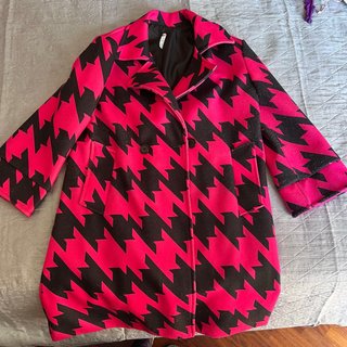 Cappotto LUMINA tg S fucsia/nero