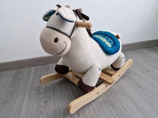 Burro balancín peluche
