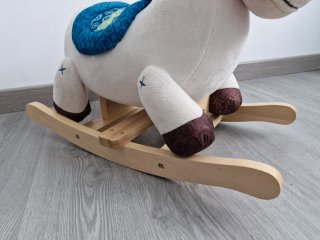 Burro balancín peluche