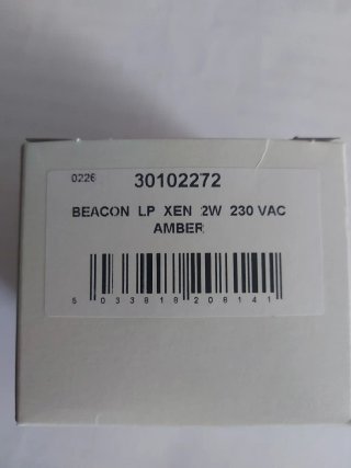 Baliza Xenón Naranja 2W 230VAC