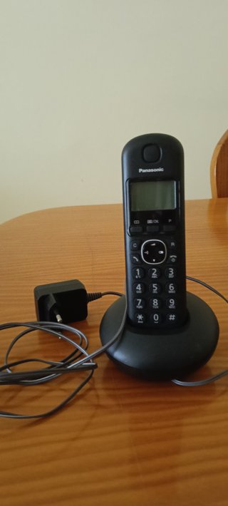 Teléfono Panasonic Inalámbrico Negro