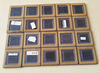 20 Microprocesadores IBM 6x86 goldcap Pedro