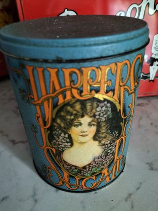 6 scatole di latta vintage